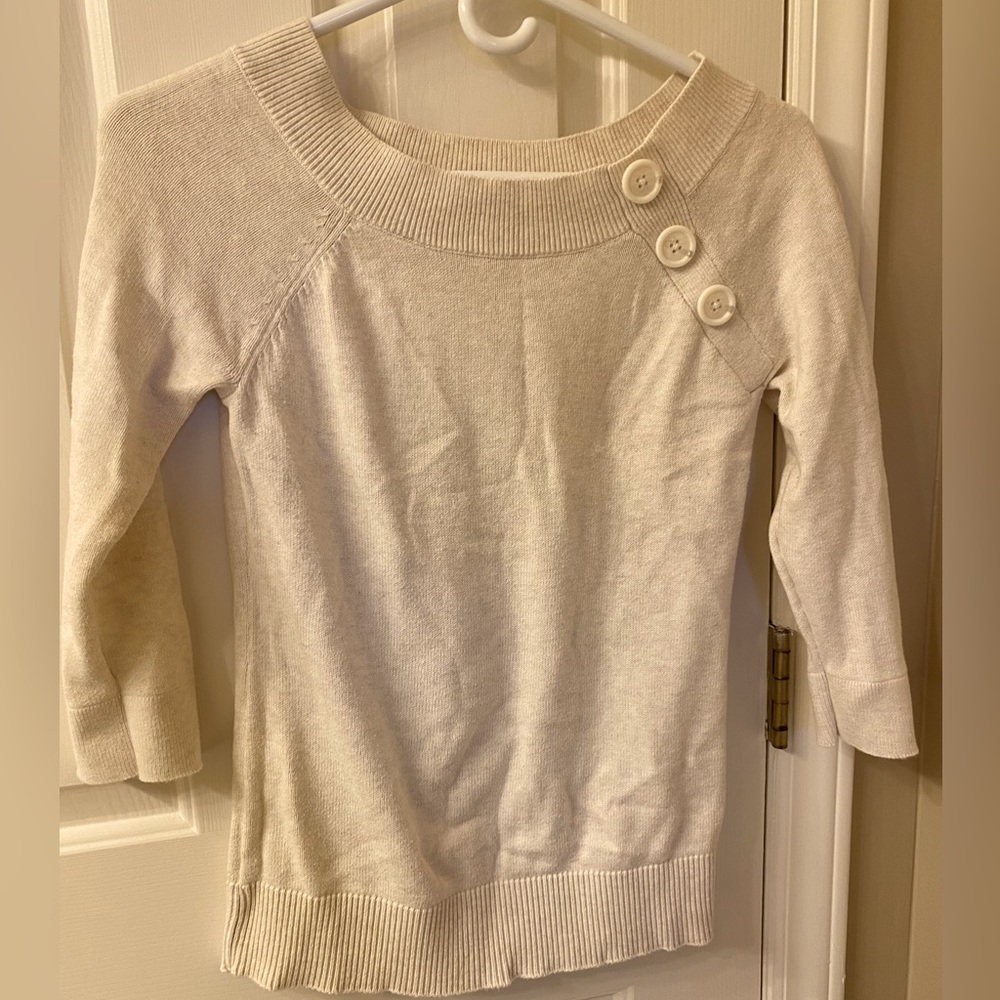 Cream Loft Sweater